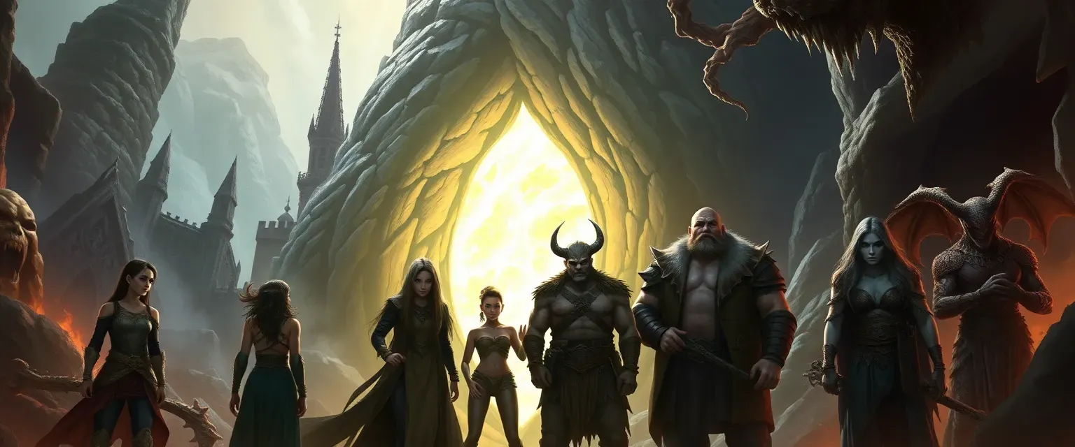2-3 hour long campaign with human, high elves, drow, dwarves, Dragonborn and tieflings