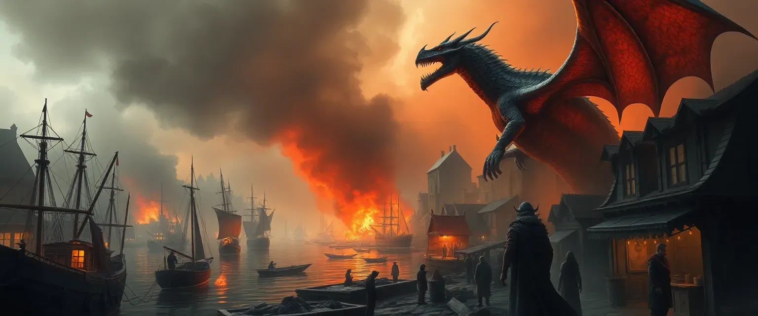 There is a dragon lord who has taken control of your home town
