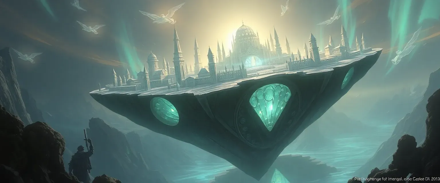 Character image for (Entering the Radiant Citadel​

The Radiant Citadel itself is a floating city carved from the gigantic fossil of an ancient, unidentified creature, much like real-world rock-cut architecture. The fossil itself is wrapped around the Auroral Diamond, a font of healing and life-giving magic. It powers the light, water, and agriculture in the citadel as well providing maximum results from healing spells cast within the citadel and eliminating the need for material components for certain spells. It's called the Radiant Citadel because it functions as a beacon for those lost in the Ethereal Plane.)