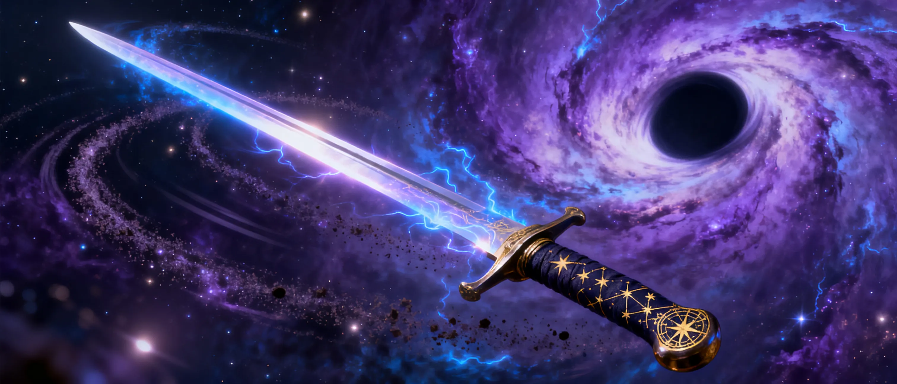 The Horizon Needle

• Item Type: Weapon (rapier), artifact (requires attunement)
• Alignment: Neutral
• History: Forged from the core of a collapsed dying star by an ancient civilization that sought to map the multiverse. It does not slash or pierce; it folds the distance between the wielder and the target.
• Random Properties: 2 Minor Beneficial, 1 Minor Detrimental.
• Space Folder: You have a +3 bonus to attack and damage rolls. It has a reach of 30 feet, as it tears mini-wormholes to strike.
• Astral Step: As a bonus action, you can cast Misty Step at will. Once per day, you can cast Gate (travel option only).
• Destruction: Must be pierced through the exact center of a Black Hole or a sphere of annihilation.
