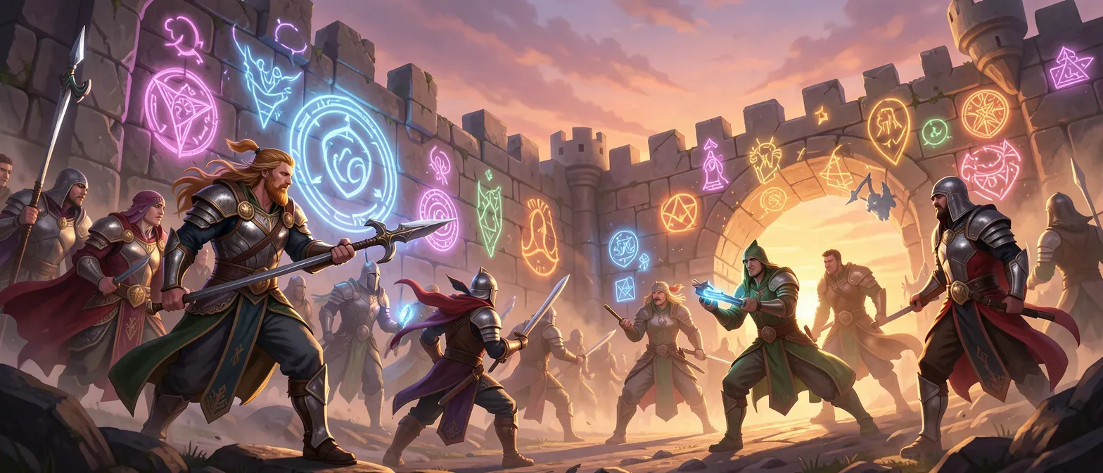 The Scarlet Wizards had been infiltrated in Dawnkeep for months and nearly achieved their plan to wake up a powerful monster trapped underground. Their magic efforts attract monsters from outside, which will soon manage to open a breach in the wall and get through.
The Dawnwatch refuses to give up. If the wizards awaken the sealed monster, there’s no telling if they’ll be able to control it or the destruction it could unleash. The Dawnwatch is used to fighting in uncharted territories, but will they manage to make a stand against these terrible odds and defend their own home?