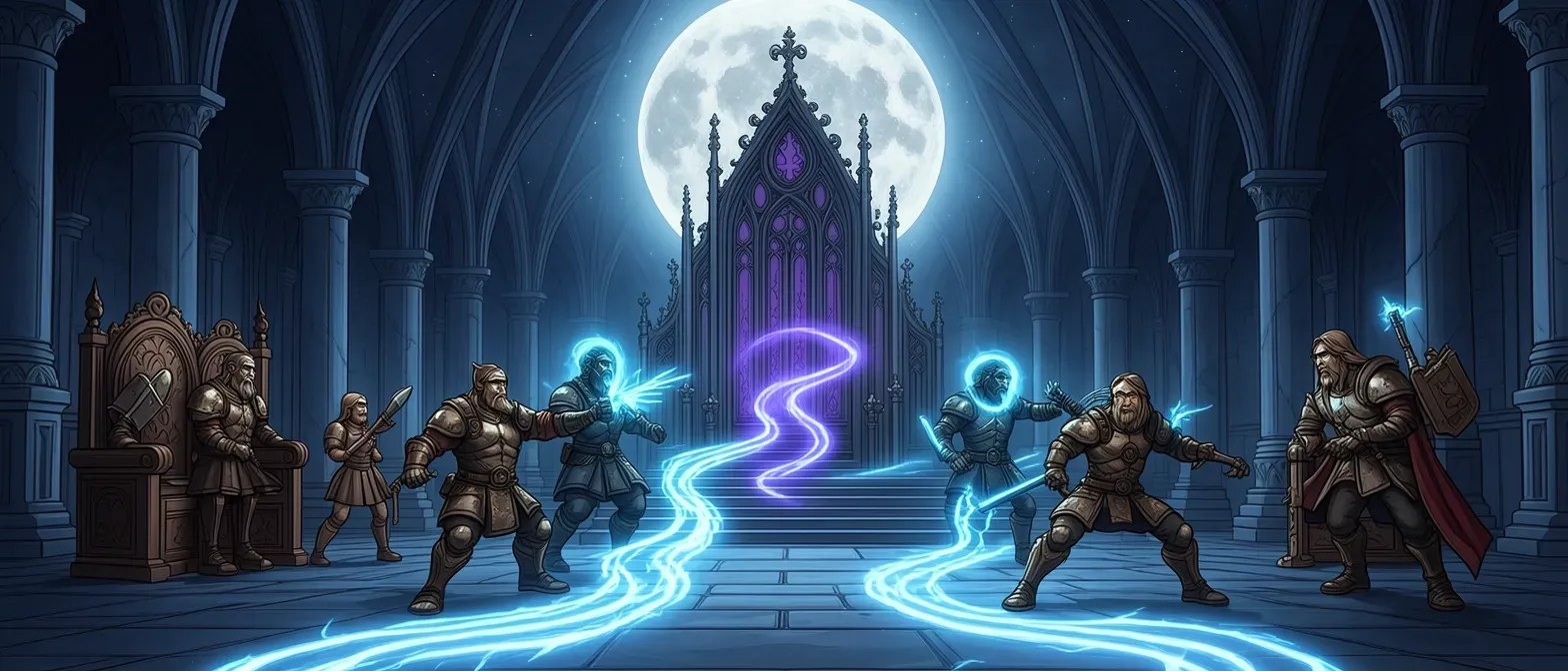 A story with three endings depending on which path is taken. Four players.
Set in a land called Pabtalonna in a time when magic and monsters still thrive. 
The player's main goal is to kill the king everyone loves, because: One, they were paid to do so, and two, there is a deeper darkness that the royal family hides.
There are side quests that can play important roles in the main plot, items that can upgrade the player based on the class they choose, and npc's that they can kill or adopt.