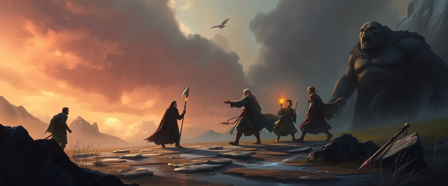 Character image for 6 players each from a distante Land and with all different classes (alchemist, thief, princess, Bard, sacerdote, witch) meet up and have to do the big mission toghether, each Mission Is made tò advantage One and disvantage two. Deep story and graf finale with great ambiance