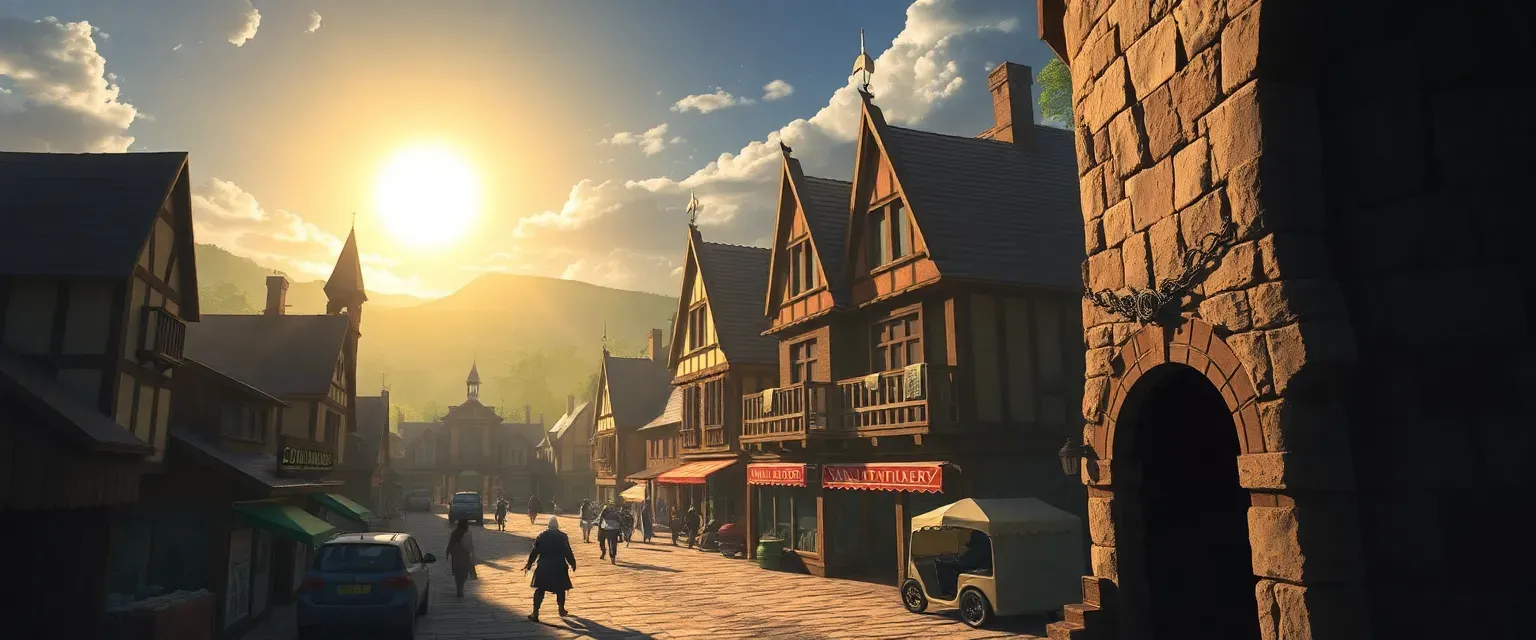 Character image for Describe charming village with dark secrets, and a corrupt government