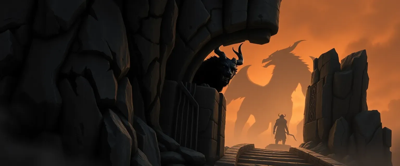 the final boss needs to be yeenoghu and his pen needs to be cerberus who we fight befor, along with this the players need to encounter a giant griffin, a cockatrice and a behemoth at some point in the game. there needs to be 4 seperate fights with each one containing one moderately strong hill dwarf.