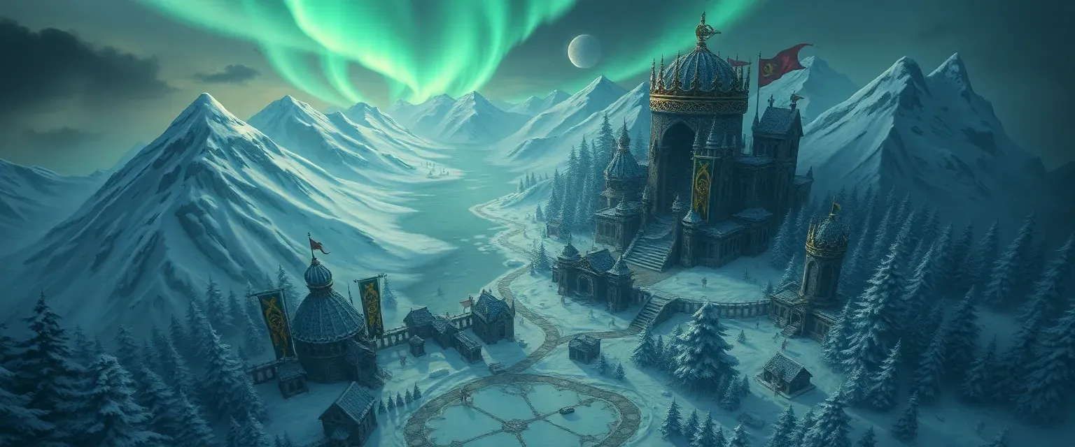 A world similar to Lord of the Rings and Game of thrones