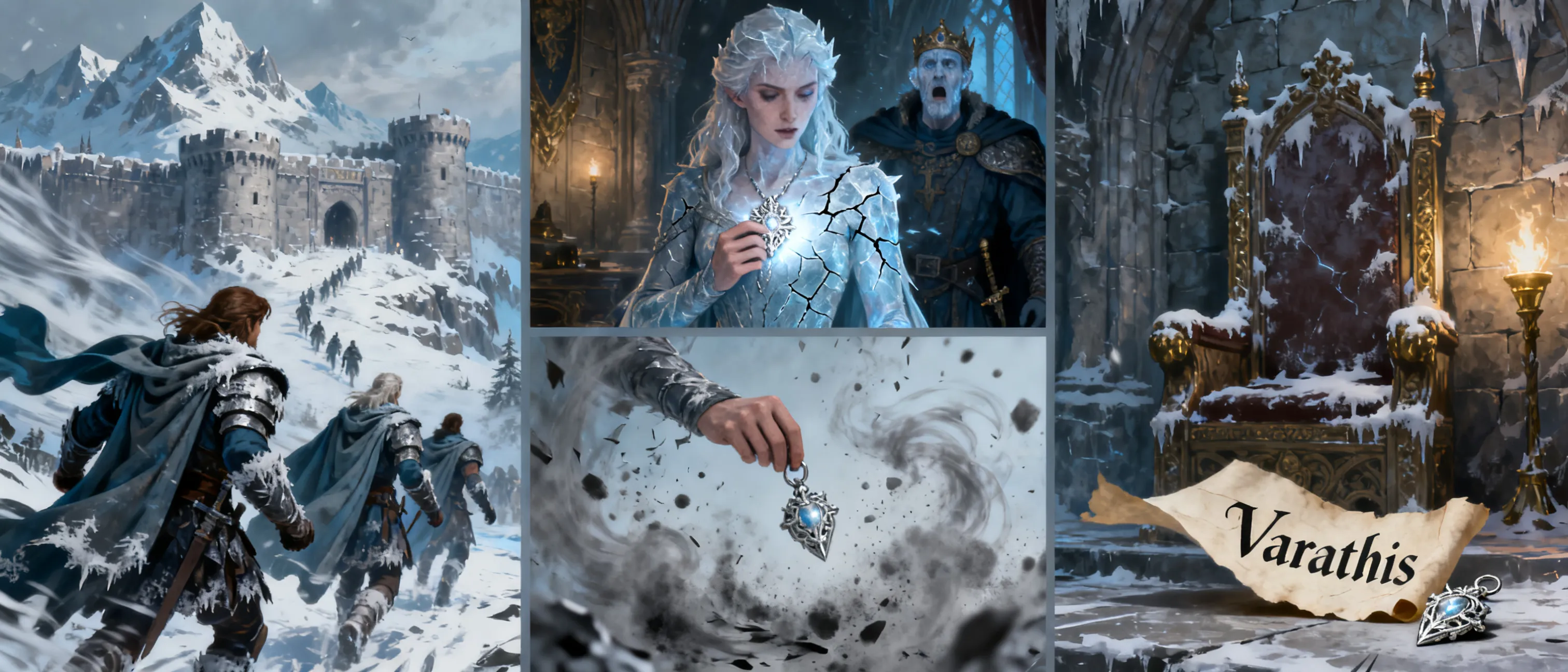 Characters are level four traveling in a antarctic environment on their way to king Edgar's castleWhile he is out searching for his lost loved ones , his daughter mysteriously disintegrated after giving a brooch to of the travelers