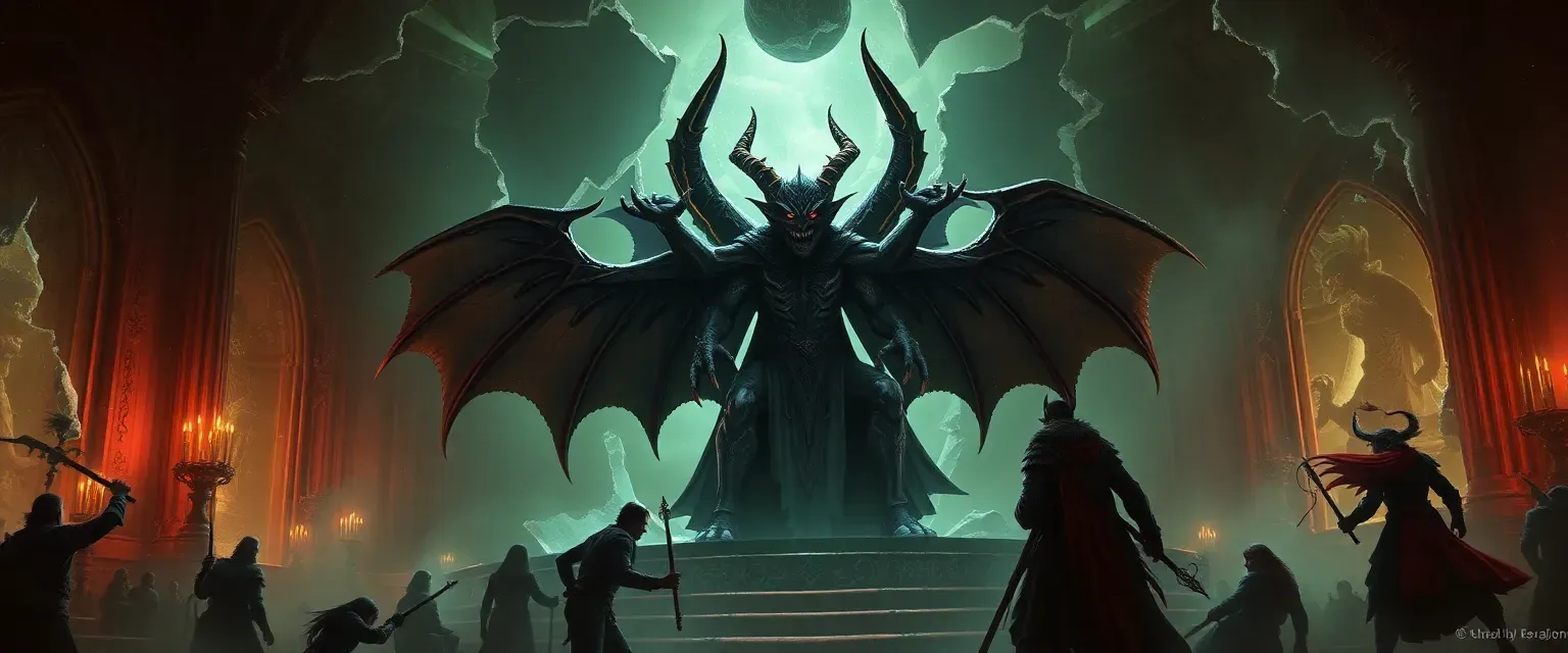 Character image for A fantasy type campaign where the villain is a demon lord that spilts into a necromancer, succubus queen and a werewolf king when defeat and you have to defeat them to win