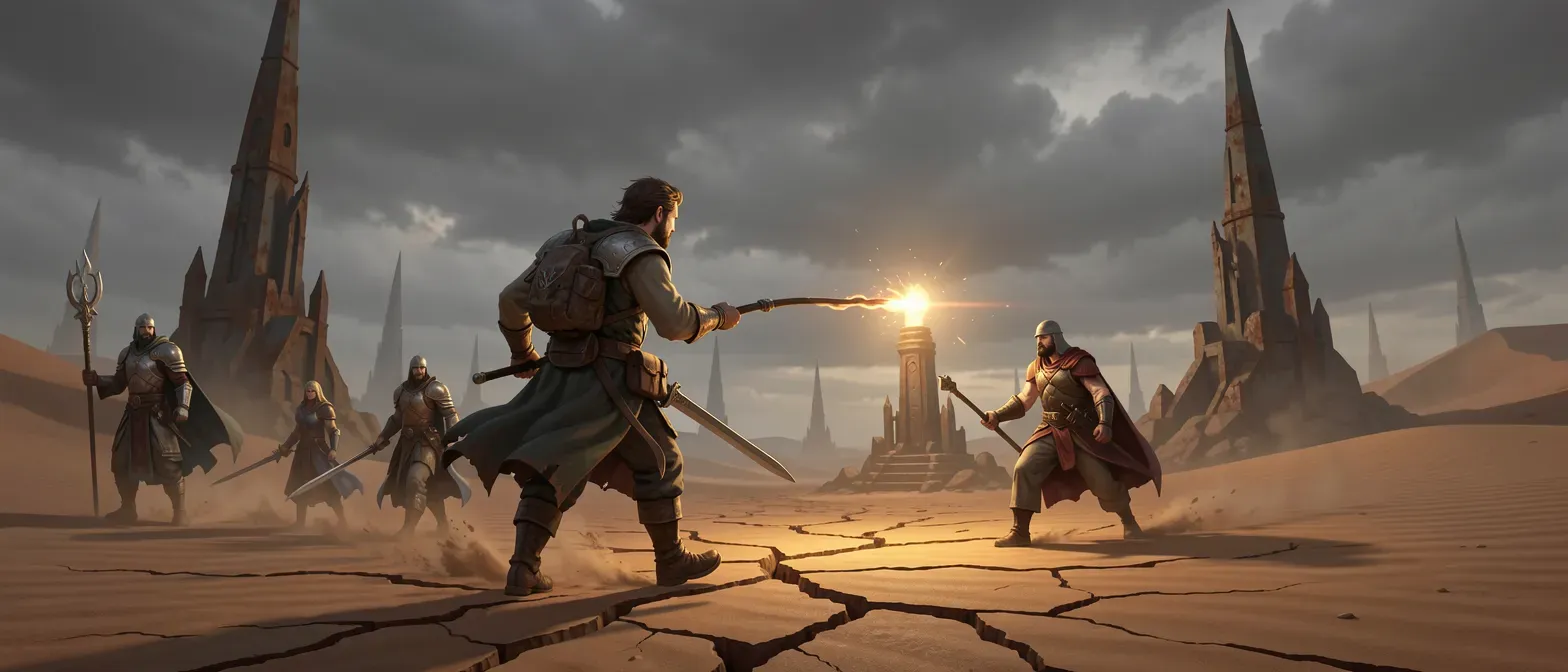 Post apocalyptic wasteland