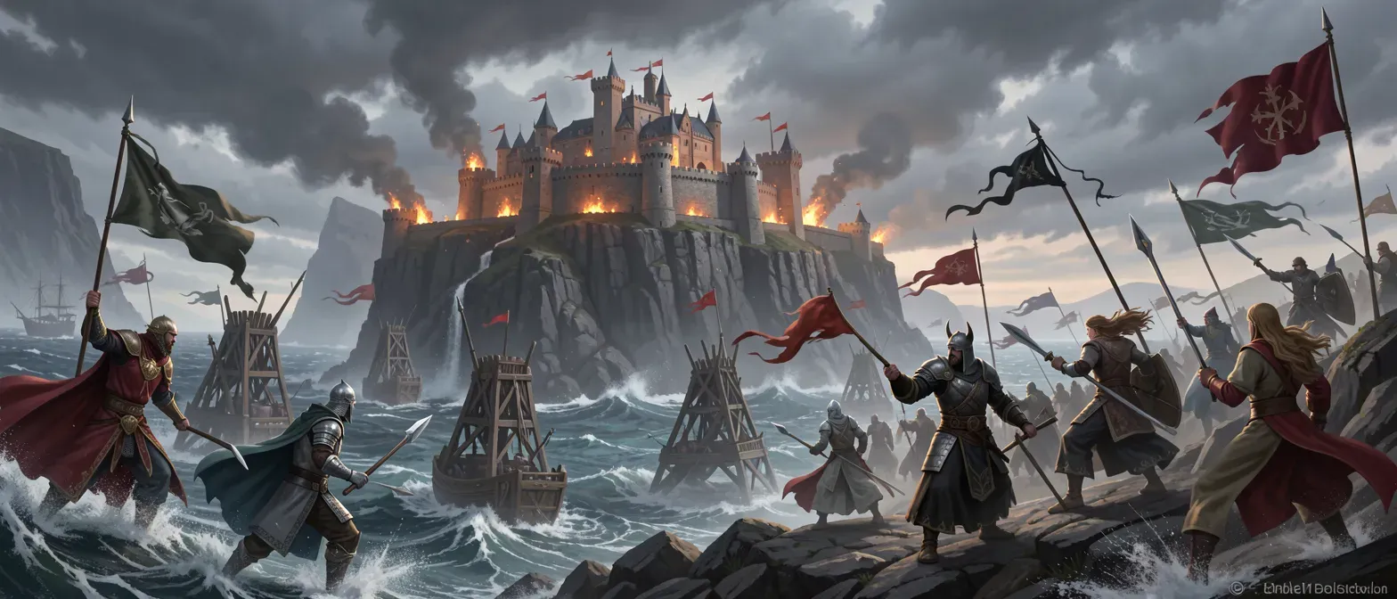 built around  a siege