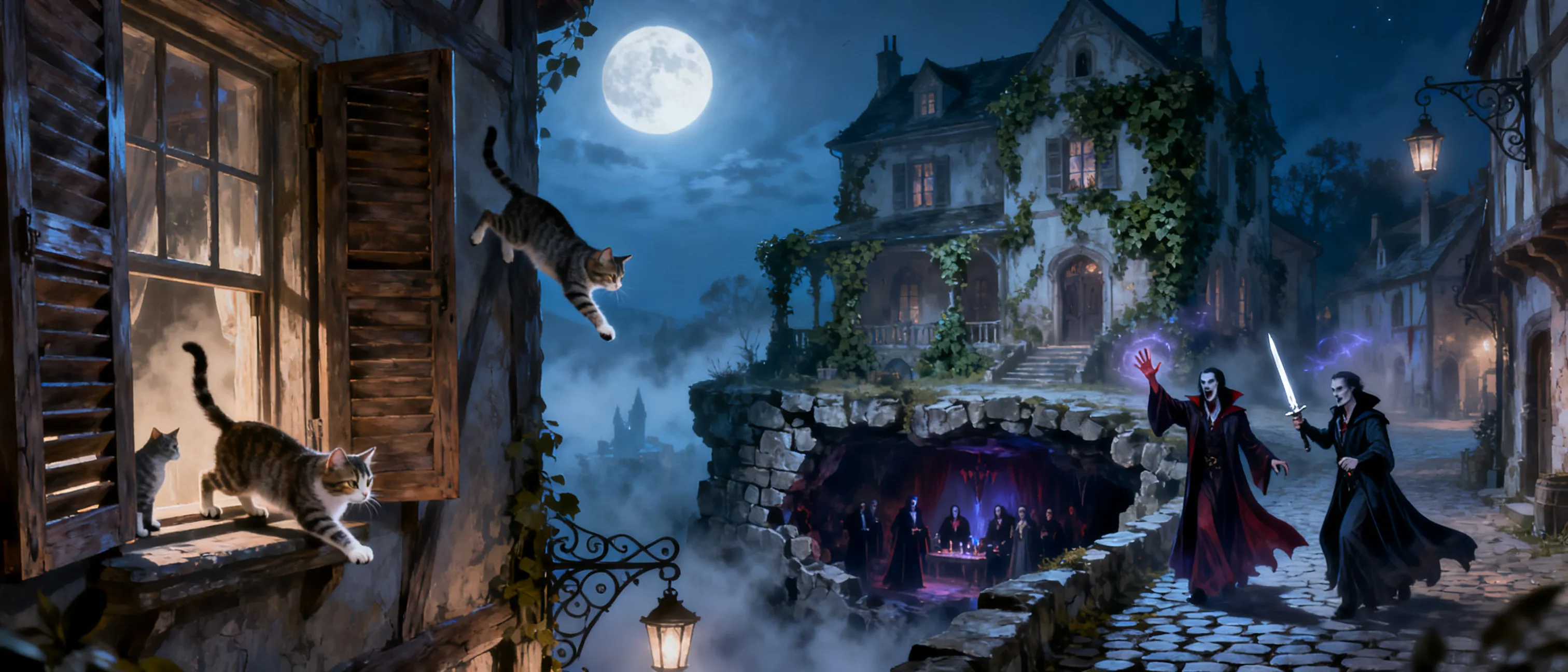 Vampires and cats