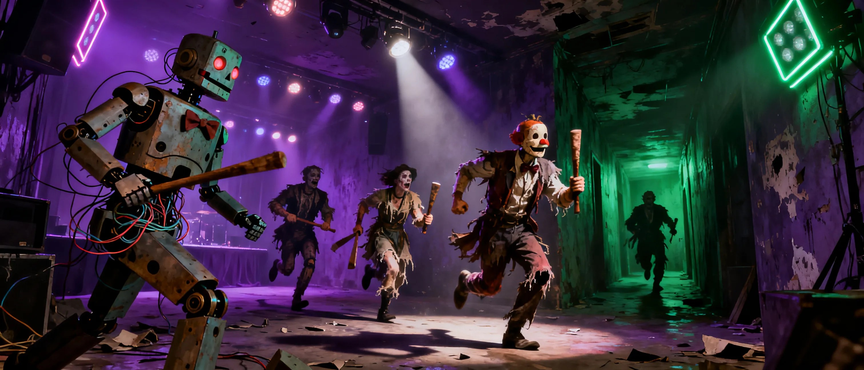 Make me a 200 page campaign for a fnaf themed dnd campaign called Bards in the backroom, it must include, inserts for 5+ characters, npc interaction, quests, a main adventure, side quests, side adventures, emenies to battle, bosses, items a character can pick up to use based on dice rolls from 1 to 100, and the story line must make sense to the fnaf timeline as well as the original fnaf characters such as all variations from fnaf 1, fnaf 2, fnaf 3, fnaf 4, sister location, the pizza plex, help wanted and the secret of the mimic.
