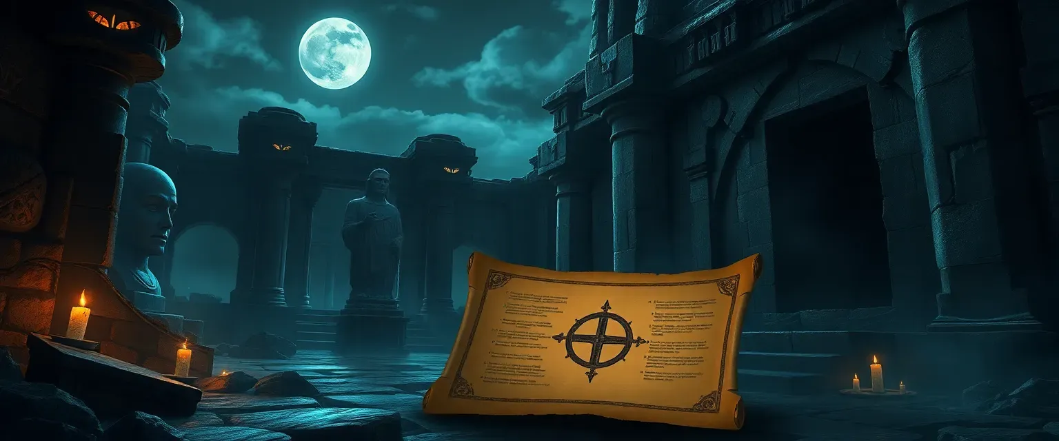 Something mysterious and scary. About the gods.