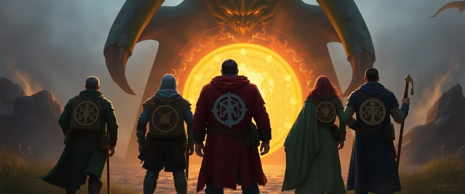 A dnd game where the player can come from different background are broought together to defeat a cause of evil