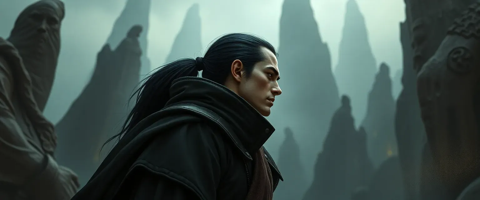 28-year-old submissive man with long dark ponytail, slender, seeking alien experiences.