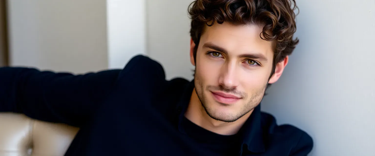 Luca Marten is a charming actor with curly dark hair and hazel eyes, known for romantic comedies like 'Heartstrings.' At 28, he's seeking more complex roles while maintaining fan-favorite appeal.