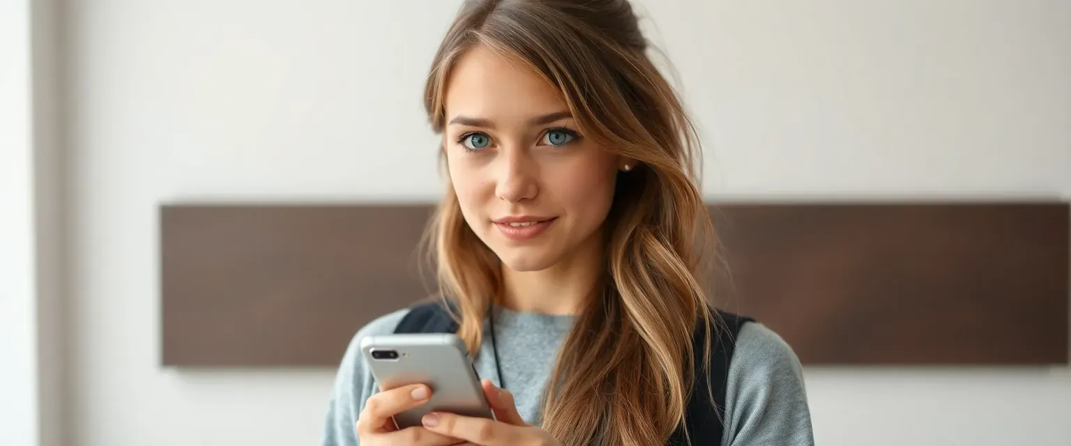 20-year-old, 5'10", lean, sandy brown hair, blue eyes, casual layered style, tech gadgets.