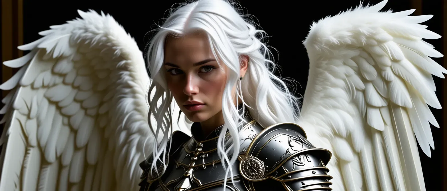 Name: Zleta Moon
Role: Creator of the Meridian language: Zleta
Species: Elf-Human
Job: Warrior
Hair: Angel White