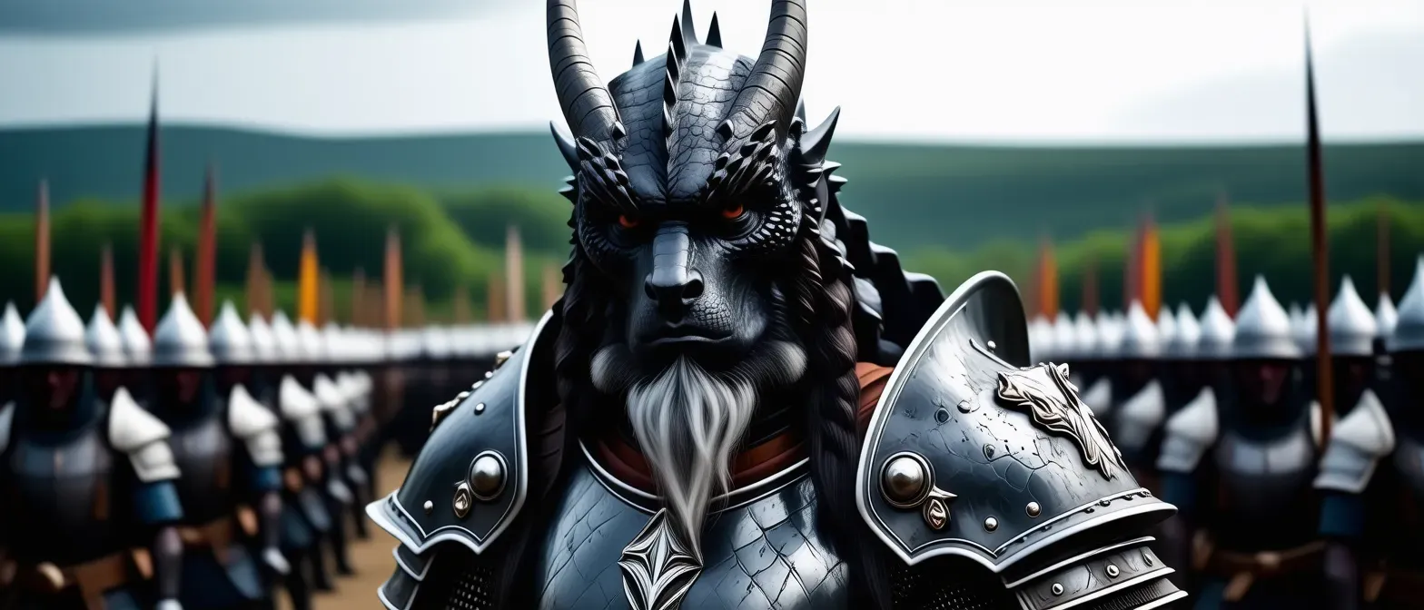 Name: Forgery Hunter 
Role: Commander of the Russian military camp
Heritage: full Russian
Description: He commands the military camp that in prisoned some Meridian warriors, now his one goal is to keep the Meridians from escaping his grasp
Species: Human-Part Dragon
Hair: black