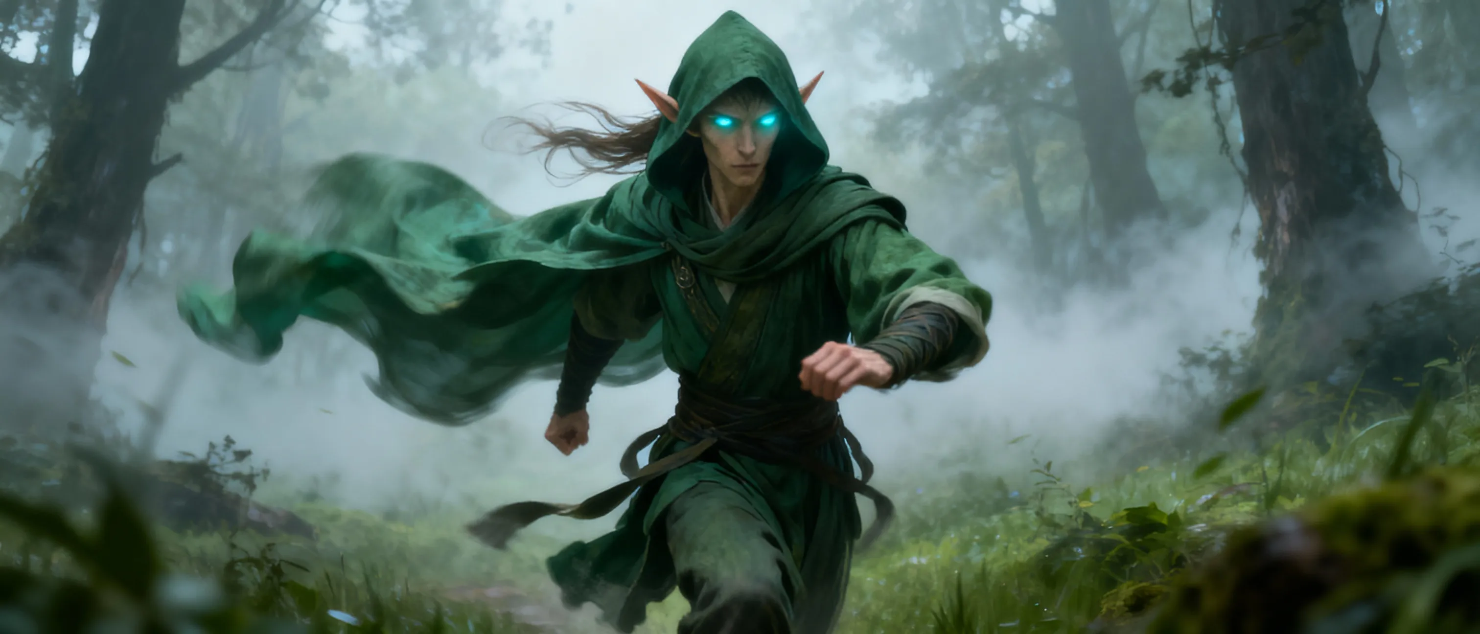 Monk. Haunted one.