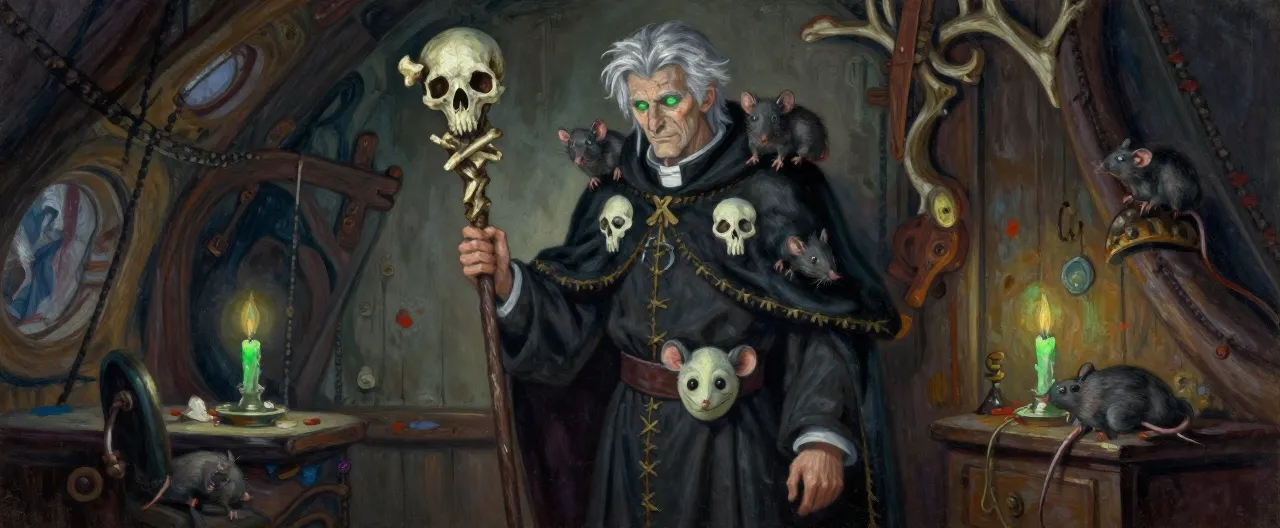 Corvane Ashgrove, the Ratbound Bishop