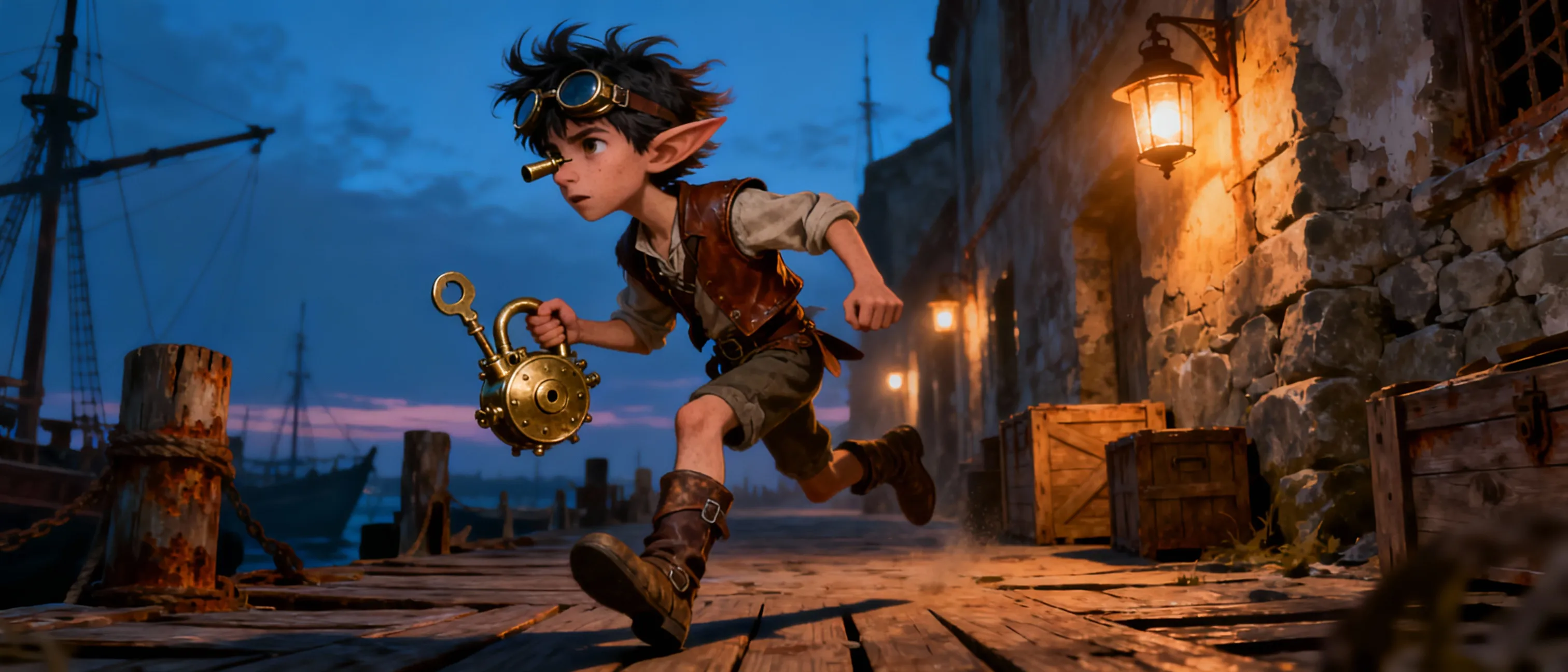 A boy who wanted to make inventions so he can get his parents a better life since they have been working at a brothel since he was a little boy.