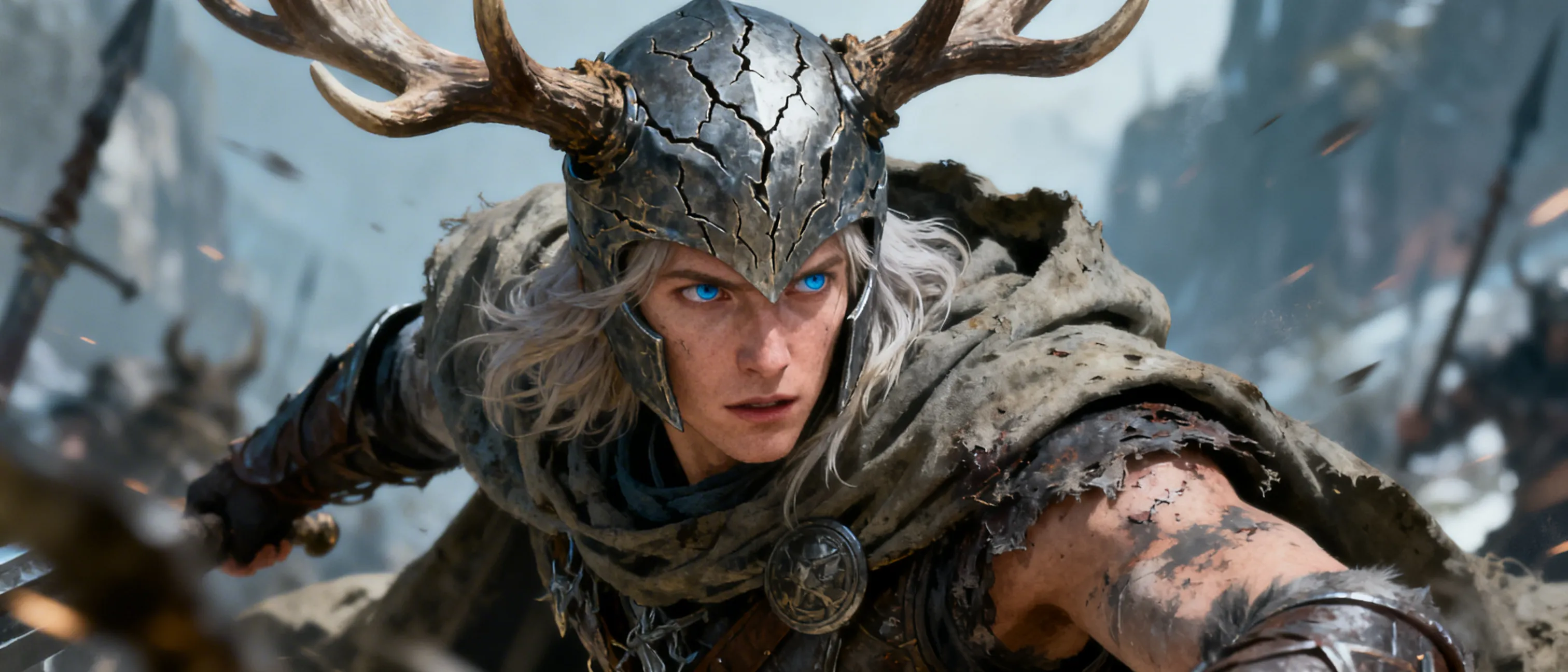 Garrick the Stag (level 18 ranger): A once-honorable knight and minor lord betrayed by his liege during a brutal border war that slaughtered his family. He emerged from the wilds wearing a cursed antlered helm taken from an ancient fey stag spirit, which grants him unnatural strength and command over beasts. Now leading a ruthless horde that terrorizes the frontier, the helm slowly consumes his humanity. Whispers claim the helm's true master still whispers commands, and Garrick's eyes show moments of horrified clarity about what he's become.