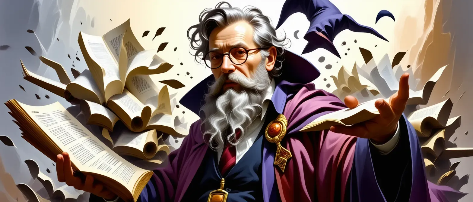 Buzzworth Jargonmancer
"Let's leverage our synergies to paradigm-shift this mission-critical deliverable."
A spellcaster who gains power by speaking in incomprehensible management-speak. His signature spell "Corporate Buzzword Barrage" confuses targets for 1d6 rounds. Carries the "Acronym Amulet" which allows him to spontaneously create TLAs (Three Letter Acronyms) that nobody understands but everyone pretends to. Has resistance to clarity and takes psychic damage when forced to speak plainly.