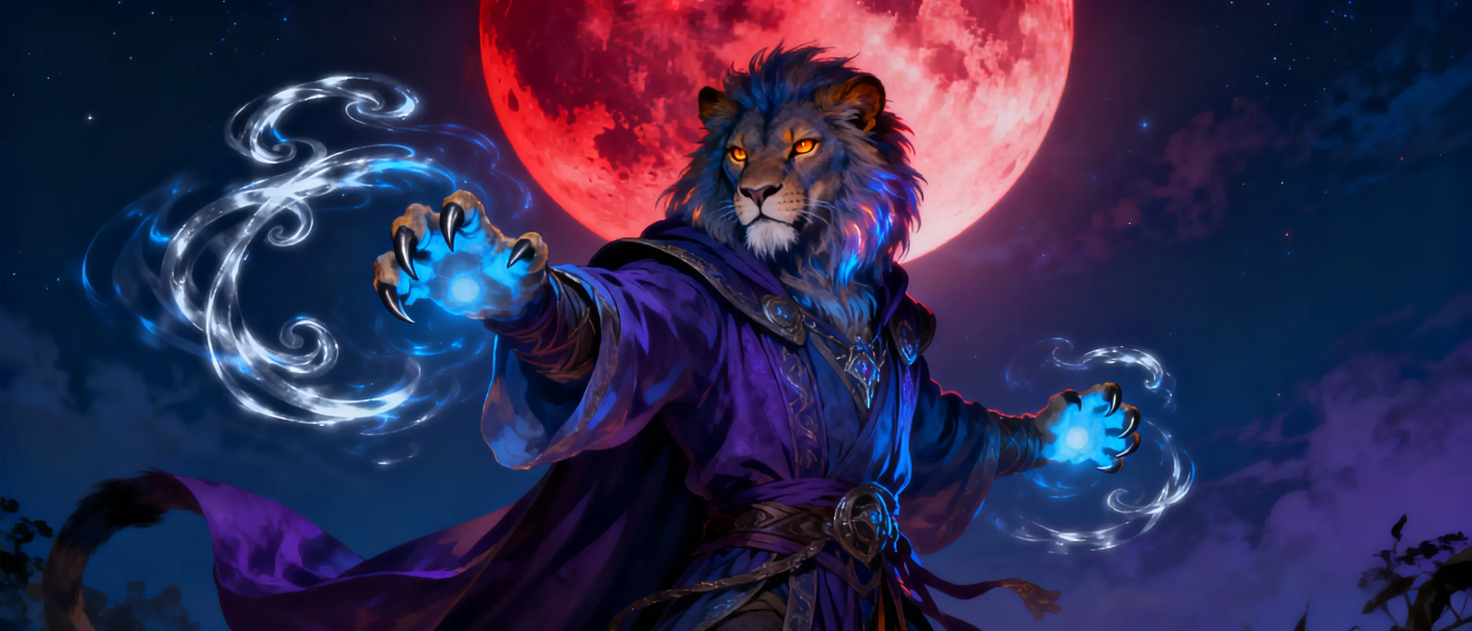Around late treens early twenties, cunning survivor, unwavering willpower, autistic, predatory nature, outsider, anti hero, chaotic, ADHD.

Leonin(Looks like a humanoid tiger though), sorcerer born with powerful magic, was taken in by a mentor(Who was secretly  apart of the cerebus assembly sent to take Vaerthir but ended up keeping them and leaving the assembly) after tribe believed Vaerthir to be an omen because they were born on a blood moon. Vaerthir is gender fluid 


They have to have a prophecy surrounding them. After the cerebus assembly learned of Kaelen ,Vaerthir mentor they constantly sent operatives after the both of them to capture Vaerthir 