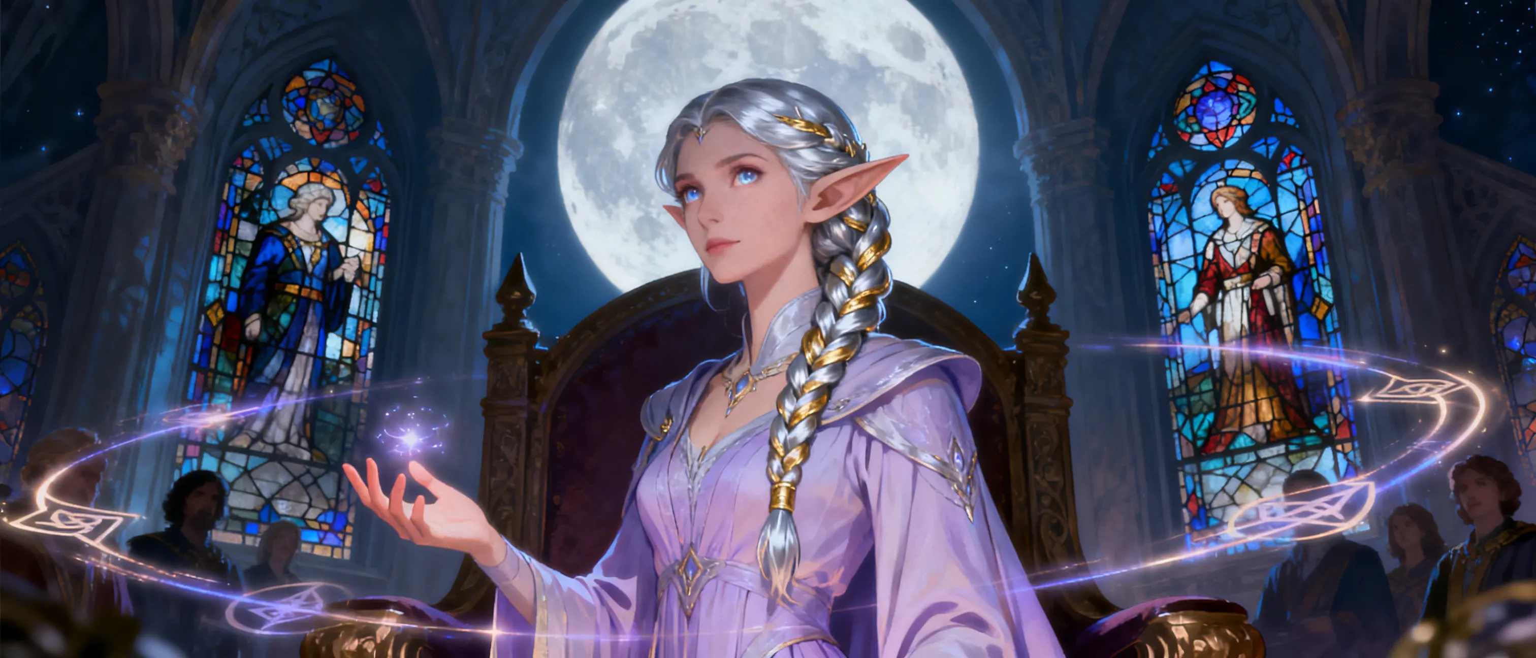 high elf mage princess child