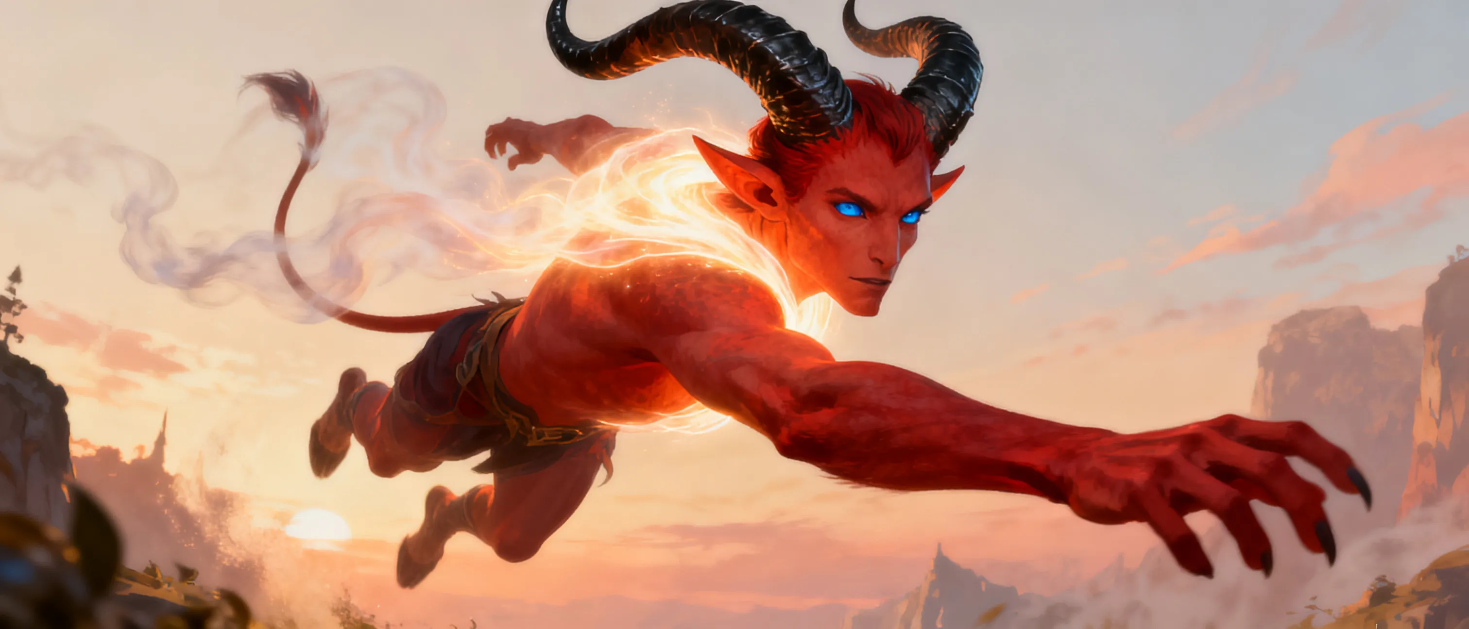 Lakis, the bringer of light. The world's god and world's creator. Those in Keld, a village of tieflings, look up to. They don't know their history, that he has brought their kind up from the underworld believing they could be good when given the opportunity.