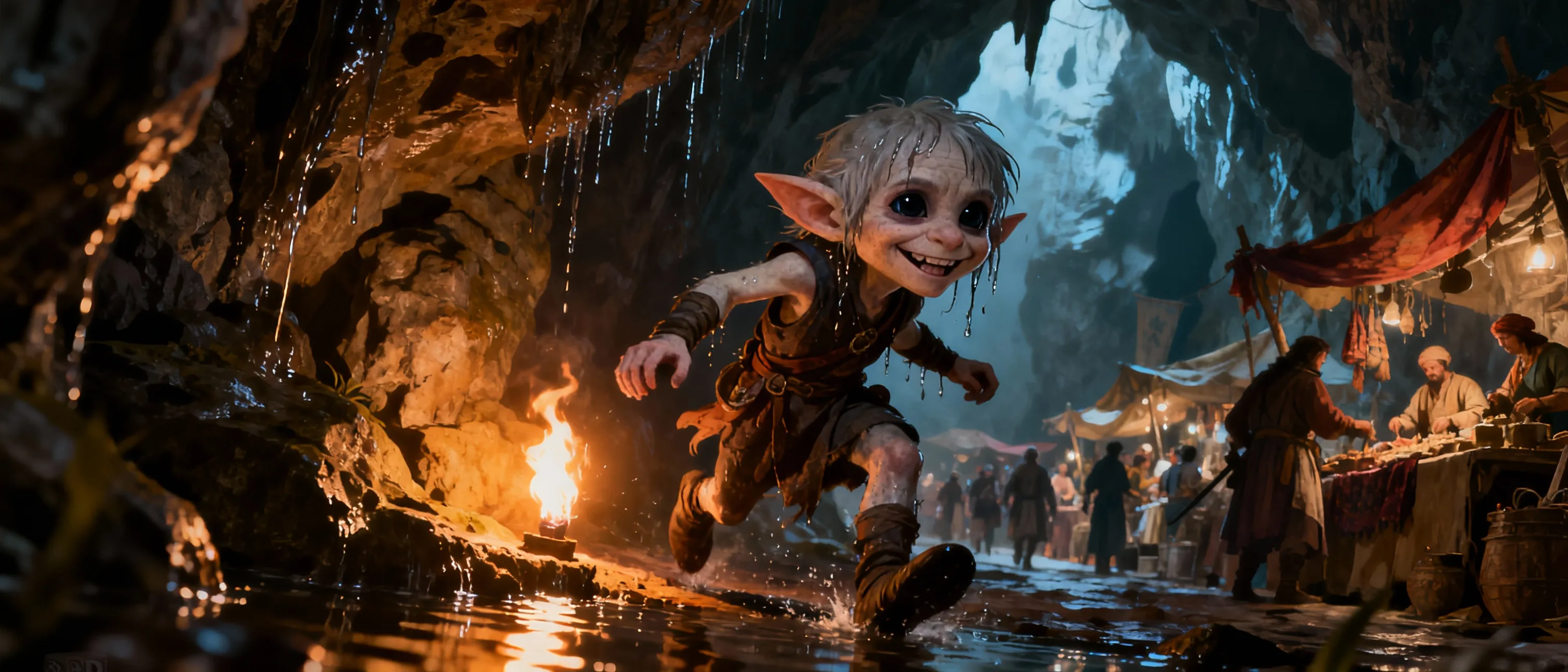 By Laws 2014 Edition 5E. Build me a character that will be as similar as possible to Gollum from Lord of the Rings.