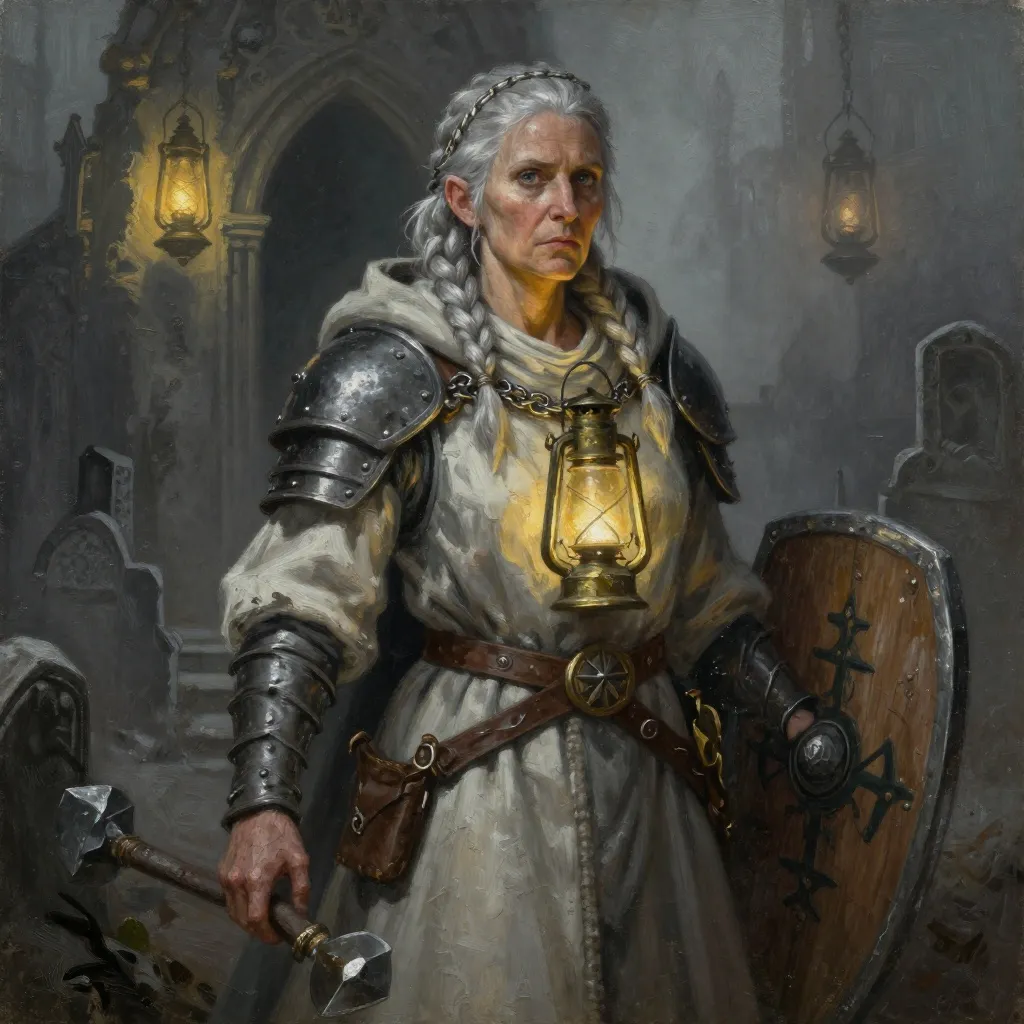 Portrait of Ysolde Bram, the Lantern of Mercy