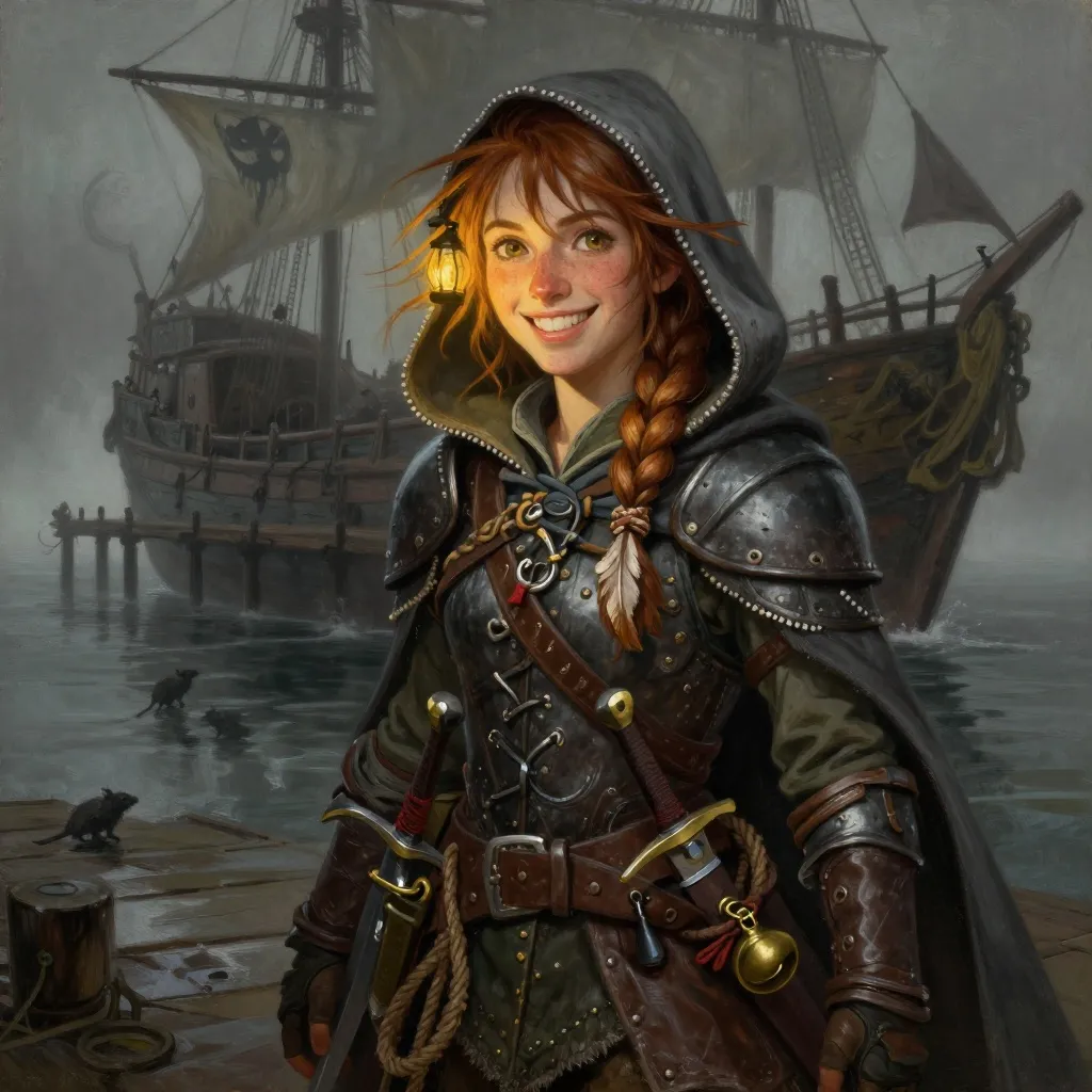 Portrait of Tilda Fenn, the Wharf Rat