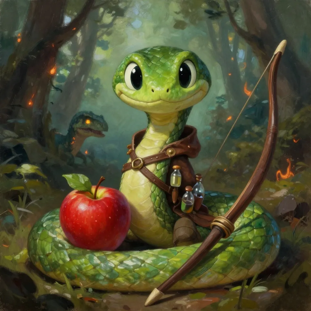 Portrait of Gali the Snake