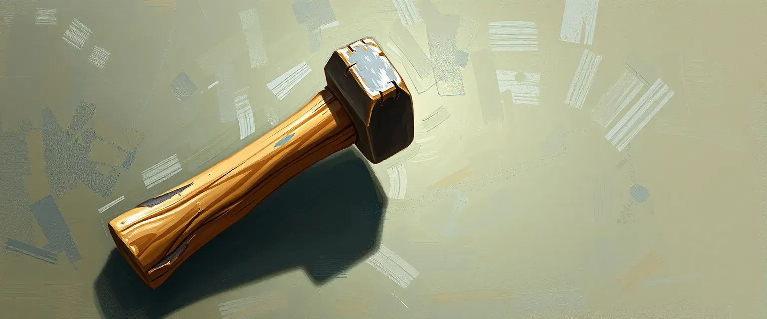 Worn Light Hammer