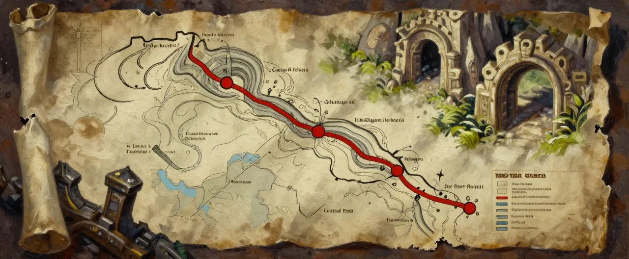 Map Fragment of the Tunnels