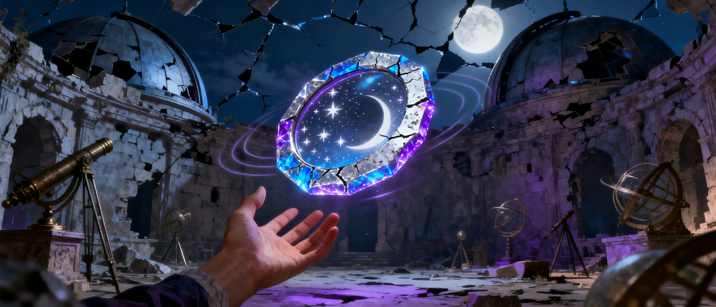 Lens of the Broken Dome