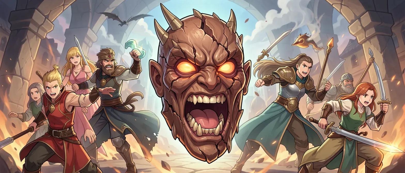 Crumbling Laughter Mask