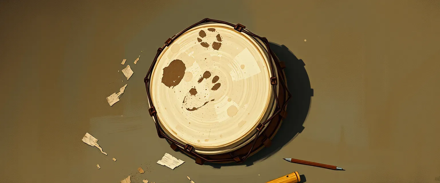 Wooden Hand Drum