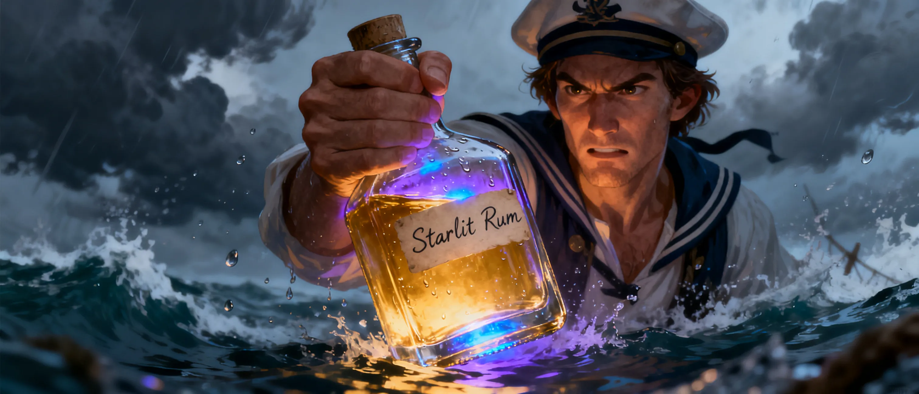 Bottle of Starlit Rum